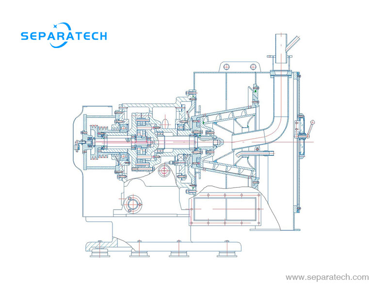 horizontal screen scroll centrifuge technical parameters and structure