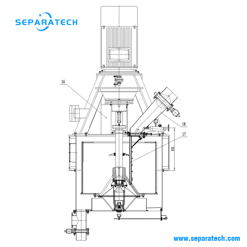 suspended batch centrifuge