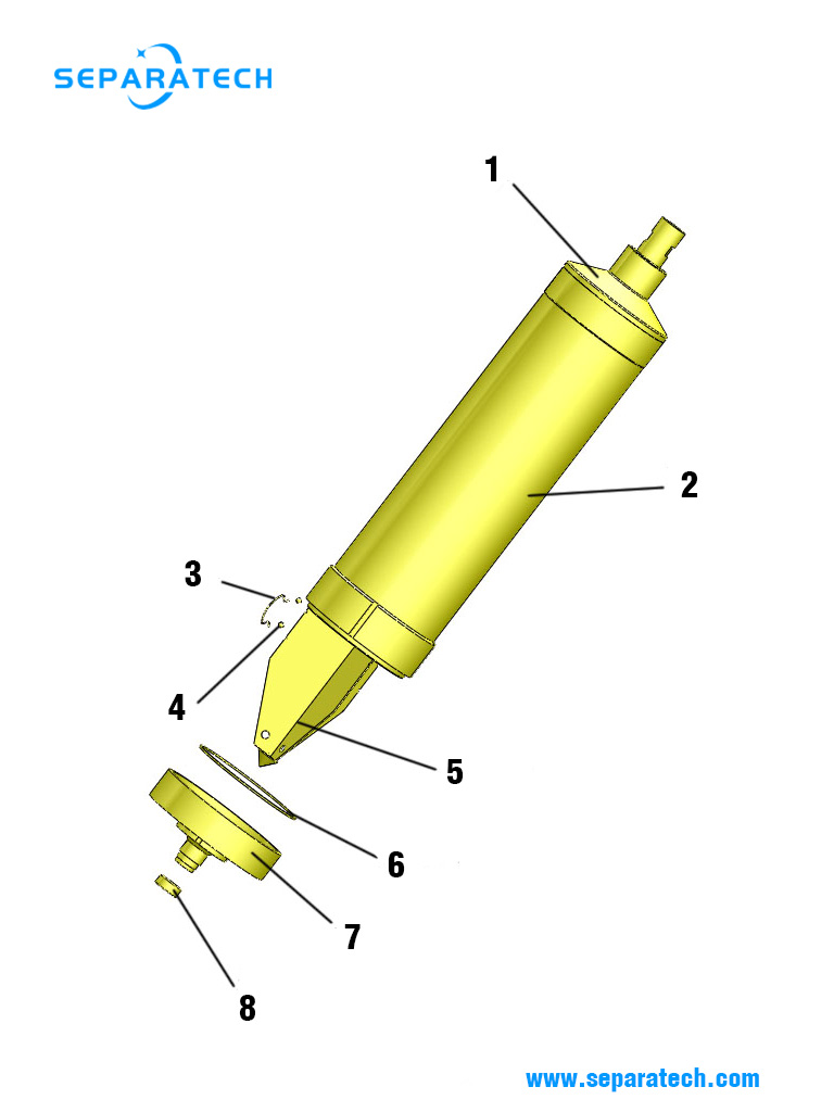 tubular centrifuge bowl