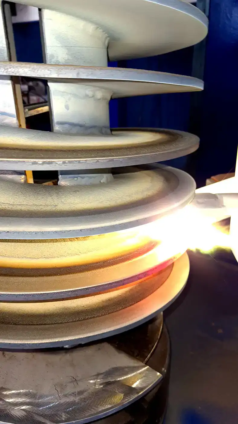 screw conveyor of decanter centrifuge