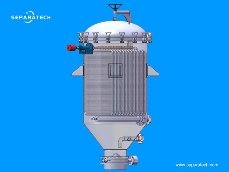 alkyd resin filtration with pressure leaf filter