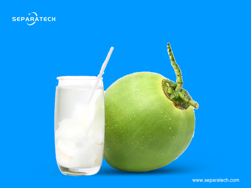 coconut water processing disc separator