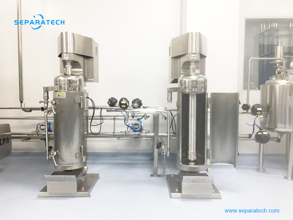 tubular bowl centrifuge installations