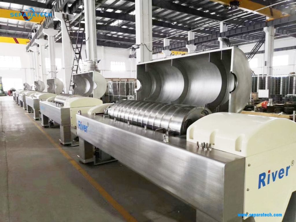 vegetable protein and starch decanter centrifuge