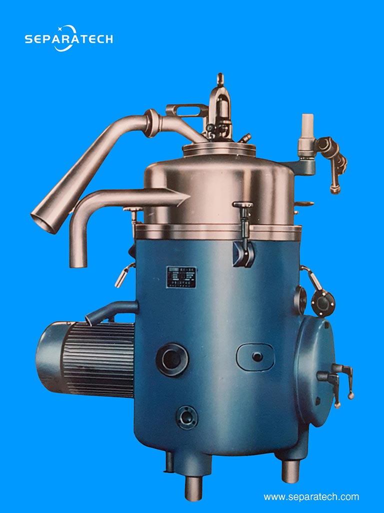 Manual Discharge Disc Centrifuge solid-retaining bowl