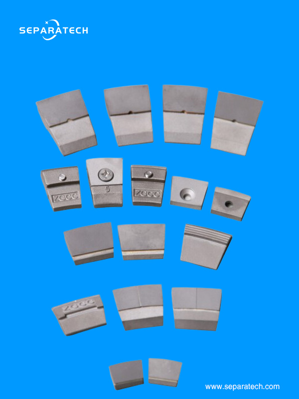 Scroll Conveyor Wear Tiles